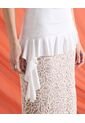 Camiseta  Para Mujer Manga Corta Moda Color Marfil Marca Seven Seven #28098280 de Seven Seven