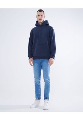 Buzo Para Hombre Hoodie Color Negro Marca Seven Seven #45060670