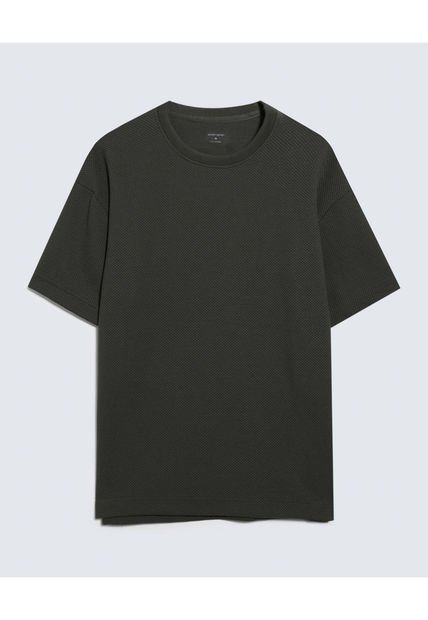 Camiseta Para Hombre Manga Corta Color Verde Oscuro Marca Seven Seven #45092514
