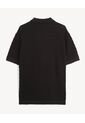 Camisa Tejida Texturizada  Para Hombre Negro Seven Seven de Seven Seven