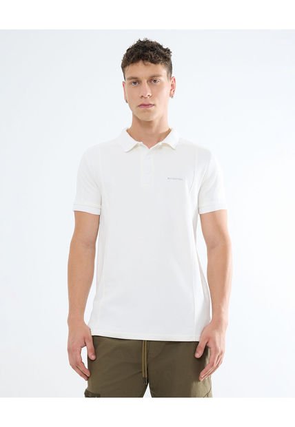 Polo Para Hombre Cuello Tejido  Color Marfil Marca Seven Seven #45110840