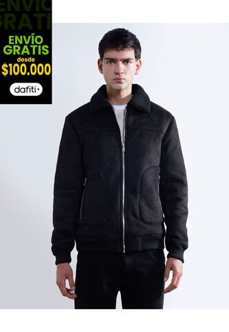 Chaqueta Para Hombre Trucker Color Negro Marca Seven Seven #45080433 Seven Seven