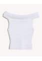 Top Texturizado Off-Shoulder  Para Mujer Crudo Seven Seven de Seven Seven
