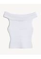 Top Texturizado Off-Shoulder  Para Mujer Crudo Seven Seven de Seven Seven