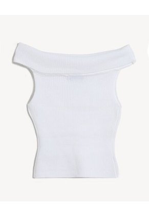 Top Texturizado Off-Shoulder  Para Mujer Crudo Seven Seven