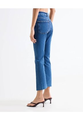 Jean Flare Oscuro Para Mujer Azul Seven Seven