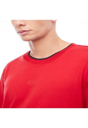 Camiseta Para Hombre Manga Corta Color Rojo Marca Seven Seven #45092234