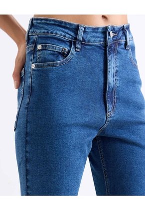 Jean Flare Oscuro Para Mujer Azul Seven Seven