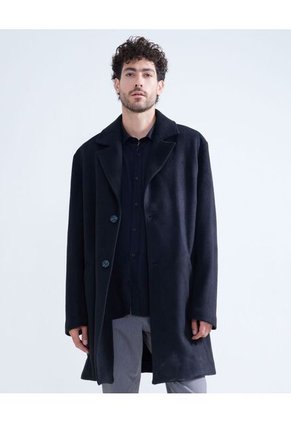 Chaqueta Para Hombre Abrigo Color Negro Marca Seven Seven #45080425