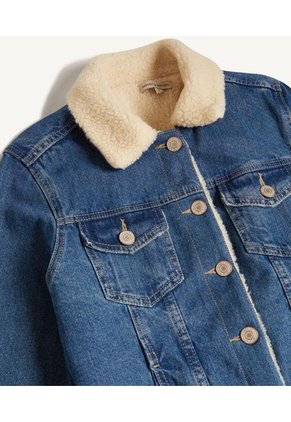 Chaqueta Trucker Mujer Seven Algodón Azul 28080840-5787