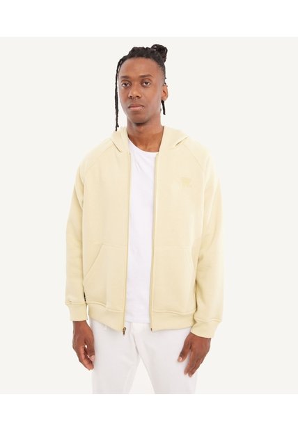 Buzo Para Hombre Hoodie Color Amarillo  Marca Seven Seven #45060544