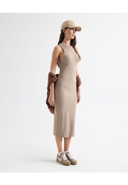 Vestido Para Mujer M/Sisa Largo Color Café Marca Seven Seven #28171373