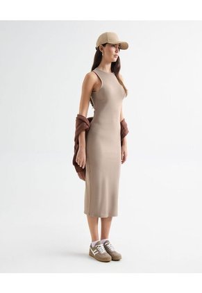 Vestido Para Mujer M/Sisa Largo Color Café Marca Seven Seven #28171373