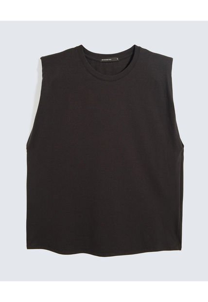 Camiseta Para Mujer Manga Corta Cuello Redondo Color Negro Marca Seven Seven #28096302