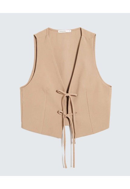Chaleco Para Mujer  Color Taupe Marca Seven Seven #28250134