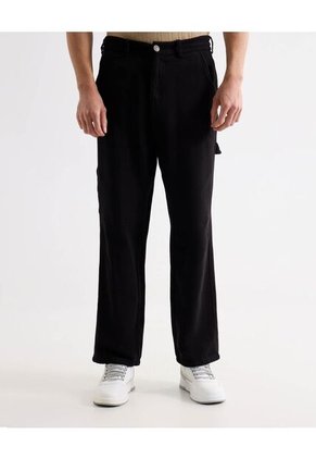 Pantalón Para Hombre Multiusos Plano Color Negro Marca Seven Seven #45071122