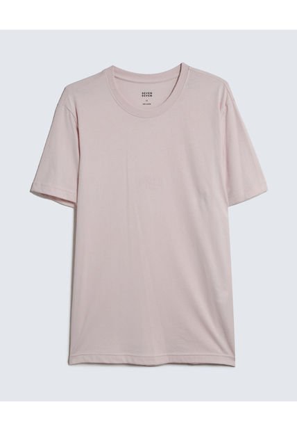 Camiseta Para Hombre Manga Corta Color Rosa  Marca Seven Seven #45092547