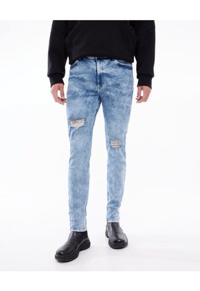 Jean Para Hombre Skinny Color Azul Claro Marca Seven Seven #45160493