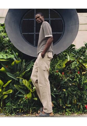 Pantalón Para Hombre Multiusos Plano Color Beige Marca Seven Seven #45071121 Seven Seven