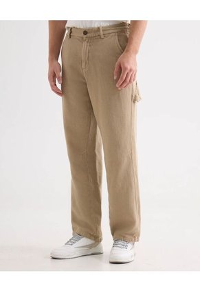 Pantalón Para Hombre Multiusos Plano Color Beige Marca Seven Seven #45071121