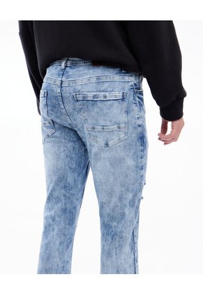 Jean Para Hombre Skinny Color Azul Claro Marca Seven Seven #45160493