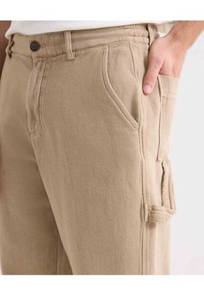 Pantalón Para Hombre Multiusos Plano Color Beige Marca Seven Seven #45071121