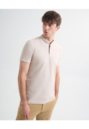 Polo Para Hombre Cuello Mao Color Piel Marca Seven Seven #45110878