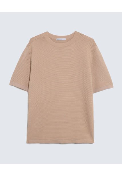 Camiseta Para Hombre Manga Corta Color Rosa Marca Seven Seven #45092603