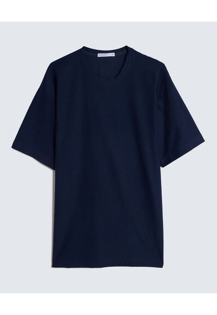 Camiseta Para Hombre Manga Corta Color Azul Oscuro Marca Seven Seven #45092585