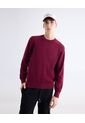 Saco  Para Hombre Cuello Redondo Color Vino Marca Seven Seven #45330256 de Seven Seven