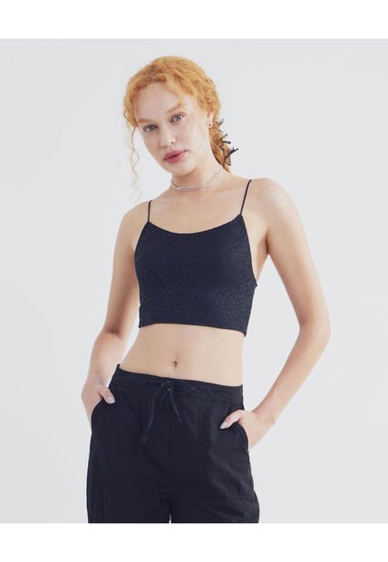 Camiseta Para Mujer Manga Sisa Color Negro Marca Seven Seven #28095892