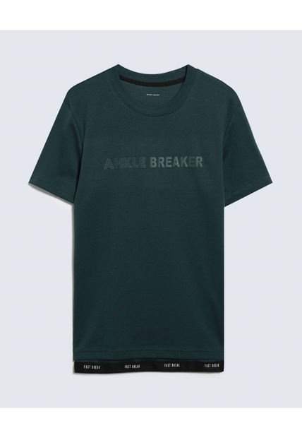 Camiseta Para Hombre Manga Corta Color Verde  Marca Seven Seven #45092471