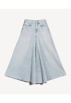 Falda Para Mujer Largo Color Azul Marca Seven Seven #28140917