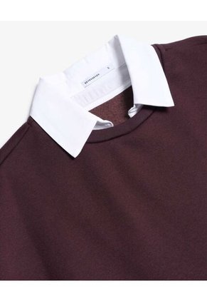 Buzo Para Mujer Cuello Redondo Color Vino Marca Seven Seven #28060458