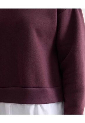 Buzo Para Mujer Cuello Redondo Color Vino Marca Seven Seven #28060458