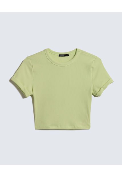 Camiseta Para Mujer Manga Corta Color Verde  Marca Seven Seven #28095920
