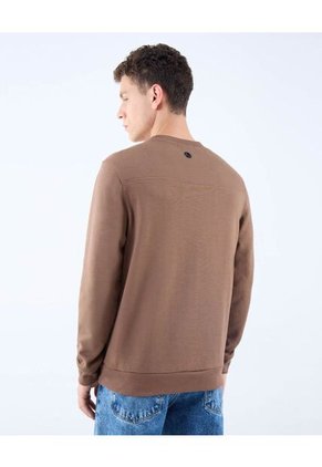 Buzo Para Hombre Cuello Redondo Color Cafe  Marca Seven Seven #45060691