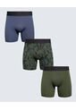 Boxer Para Hombre Fleat Seamer Medio Color Verde Oscuro Marca Seven Seven #45000360 de Seven Seven
