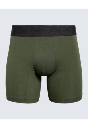 Boxer Para Hombre Fleat Seamer Medio Color Verde Oscuro Marca Seven Seven #45000360