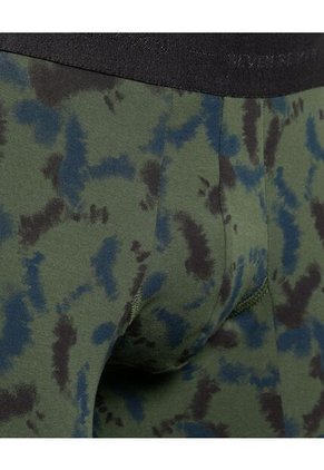 Boxer Para Hombre Fleat Seamer Medio Color Verde Oscuro Marca Seven Seven #45000360