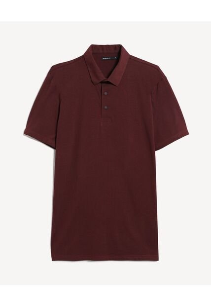 Polo Para Hombre Cuello Maquina Sin Bolsillo Color Vino Marca Seven Seven #45110940