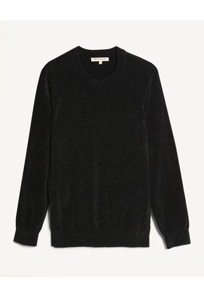 Saco Cuello Redondo Hombre Seven Poliéster Negro 45330224-9909