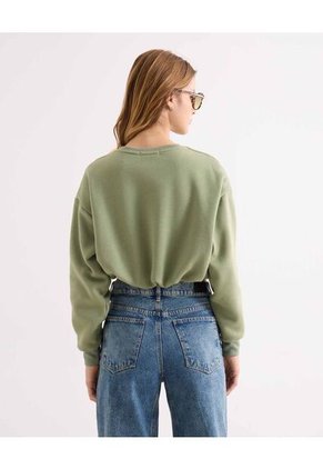 Buzo Para Mujer Cuello Redondo Color Verde Marca Seven Seven #28060459