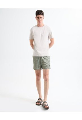 Pantaloneta Para Hombre De Baño Corta Color Verde Oliva Marca Seven Seven #45280075