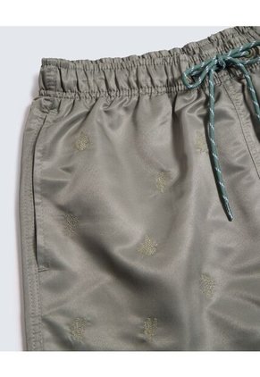 Pantaloneta Para Hombre De Baño Corta Color Verde Oliva Marca Seven Seven #45280075