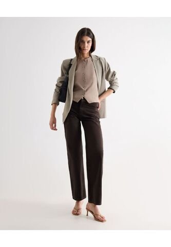 Jean  Para Mujer Straight Color Negro Marca Seven Seven #28160997 Seven Seven