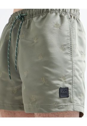 Pantaloneta Para Hombre De Baño Corta Color Verde Oliva Marca Seven Seven #45280075