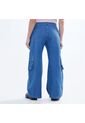 Jean Para Mujer Wide-Leg Color Azul Medio Marca Seven Seven #28160818 de Seven Seven