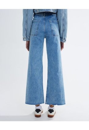 Jean Para Mujer Retro Color Azul Claro Marca Seven Seven #28160853