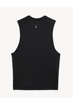 Camiseta Deportiva Sin Mangas Para Hombre Negro Seven Seven
